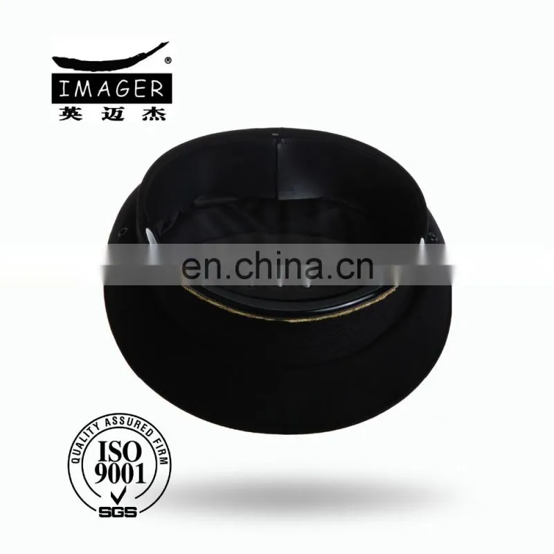 Customized Air Force Warrant Officer Peaked Cap with Gold Embroidery