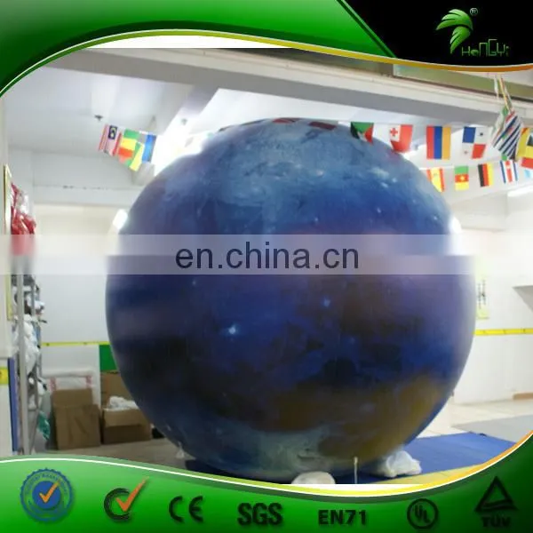 Astonishing Inflatable Decoration Sphere Moon Balloon Inflatable Chandelier Planet LED Light