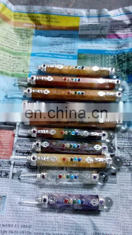 Agate Chakra wand