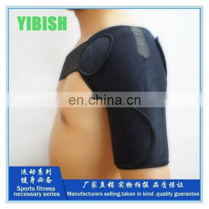 FDA Approved Adjustable Single Shoulder Brace Elastic Gym Sports Support Strap Wrap,orthopedic braces#HJ0002