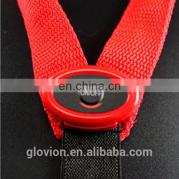 New arrival hot sale LED safety belt sling for logo print