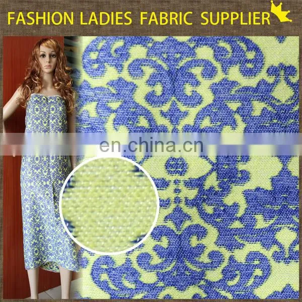 2015 new style CC-L6212 fashion 100% poly polyester dobby solid fabric for girls
