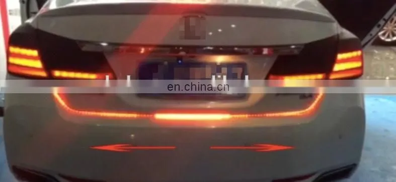 2017 new arrival Car Rear Tail Box Lights Flow Turn Signal Brake LED Lamp Strip Waterproof