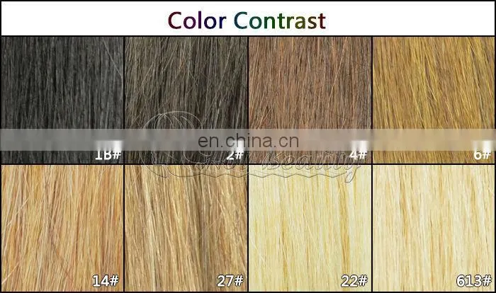 Euro Straight 1 piece 100g Brazilian Blonde Hair Ponytails Real Hair