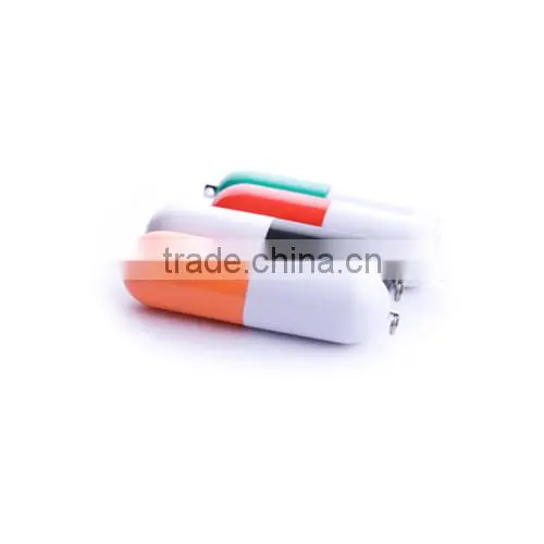 pill shape usb flash drive with high quality low price