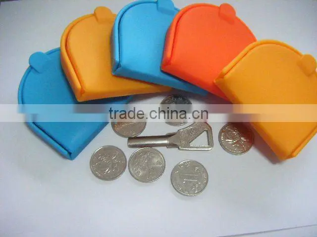 Mini Custom Silicone Coin Case in Hot 2016 Coin Display Cases