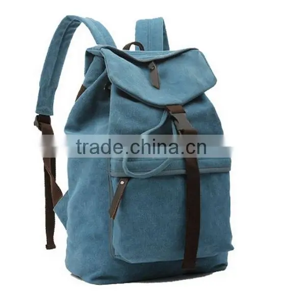 Top Quality Large Size Blue Adults School Bags