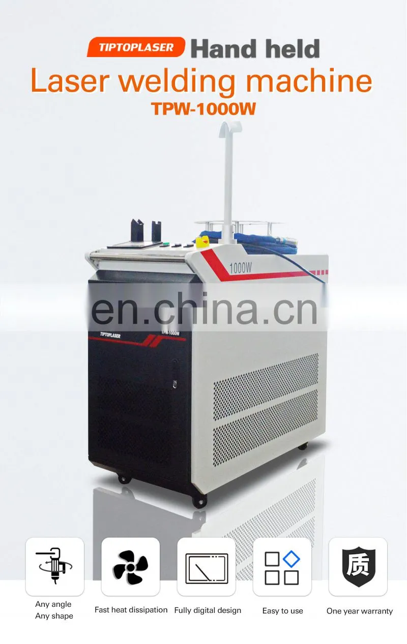 Competitive price optical fiber transmission portable handheld laser welding machine metal cnc 1000w
