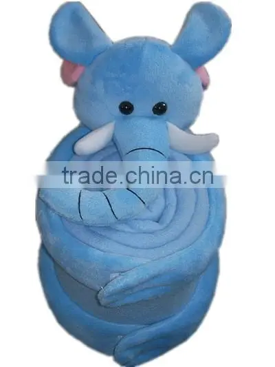 animal shaped baby plush blanket