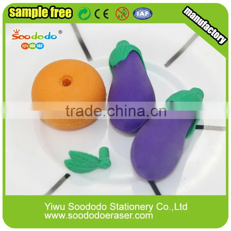 Cheap Novelty Colourful Office Fruit Eraser