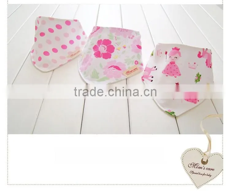 Newest baby bibs cotton washable from china supplier