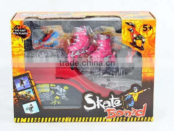 Toy Finger Skateboard Fingerboard With Ramp