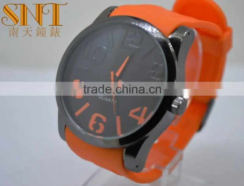 Promotion quartz watch with plastic strap