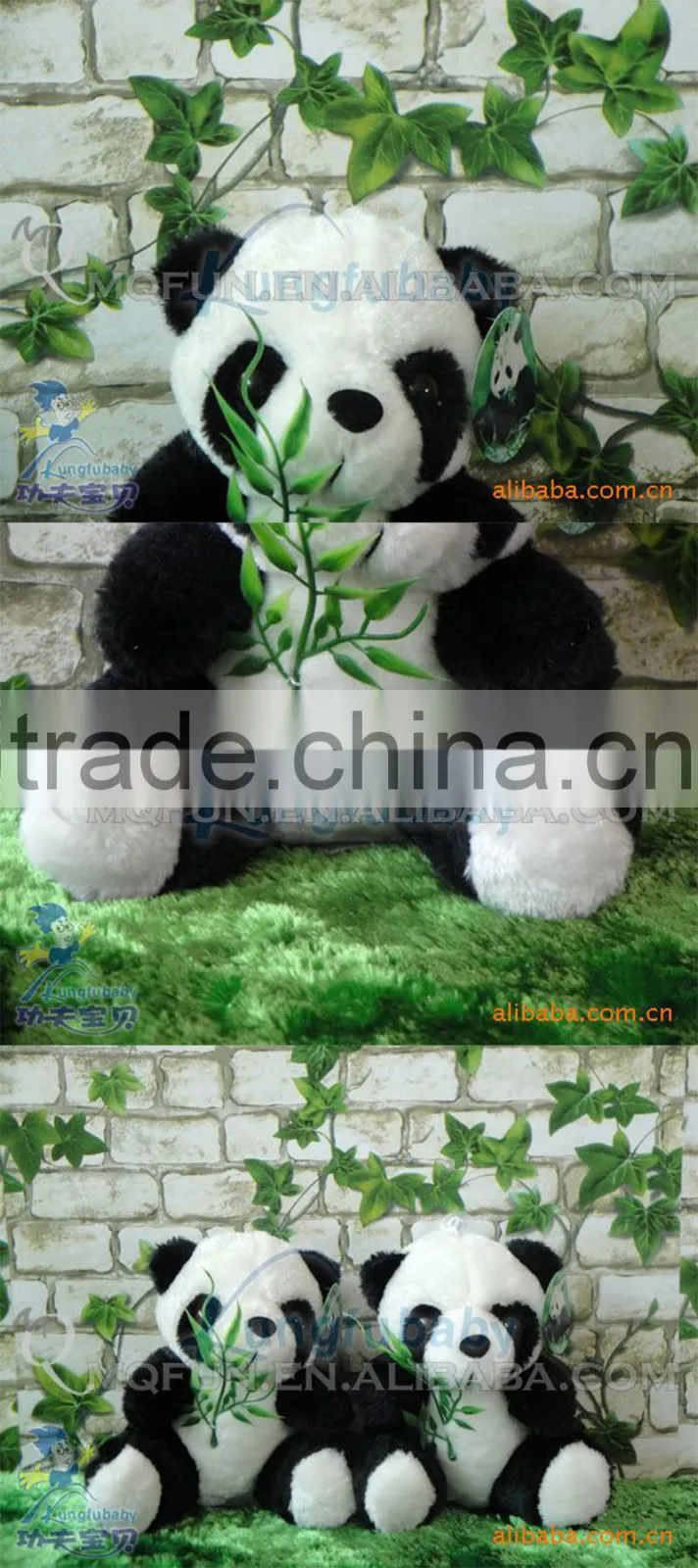 Mini Qute 20 cm kawaii stuffed animals panda bear national treasure dolls plush boneca pelucia brinquedos boys toys NO.MQ 127