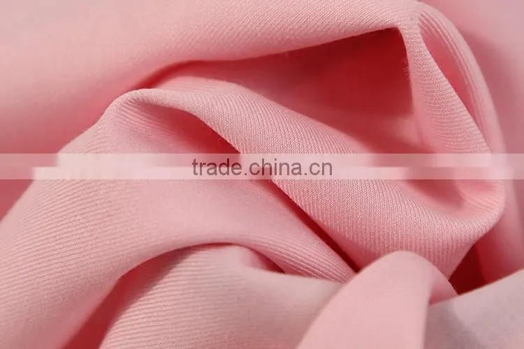 Stock cheap high quality twill shiny dyeing TR men's suit fabric for business suit