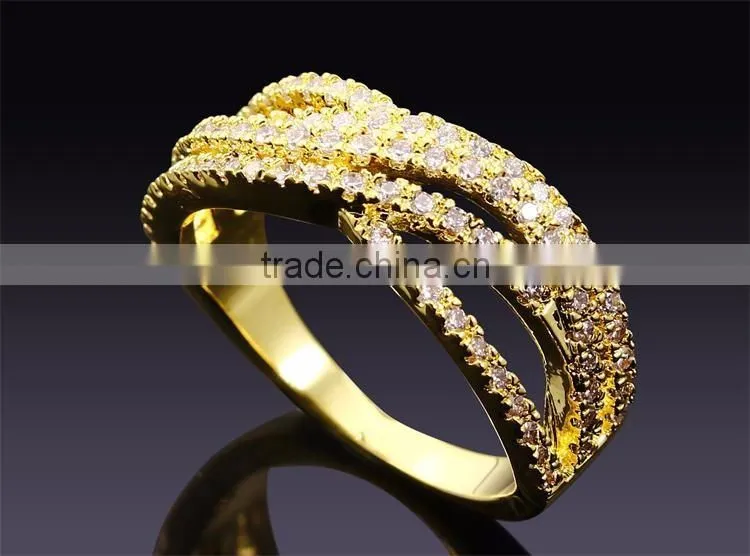 Newest Trend Cubic Zirconia Fine CZ Stones Wholesale Jewelry Setting Wedding Ring