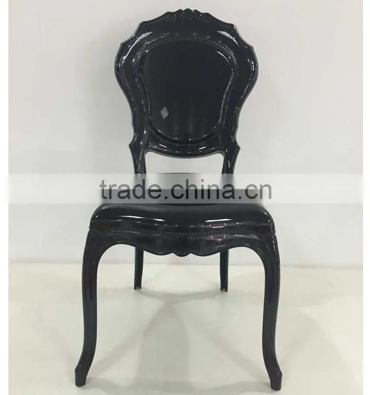 Modern designer popular transparent PC chair for sale