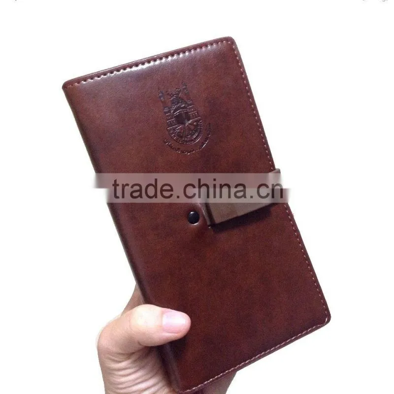 Popular type journal with strap closure