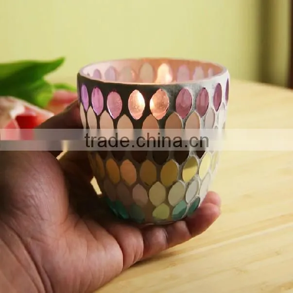 inch glass candle holder wedding favor shabbat candles