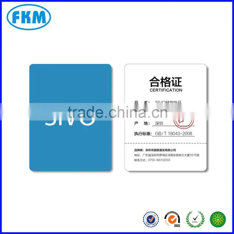 personal design cute shape certification