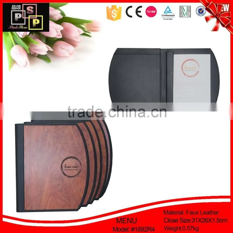 top quality hotel waterproof OEM ODM menu cover