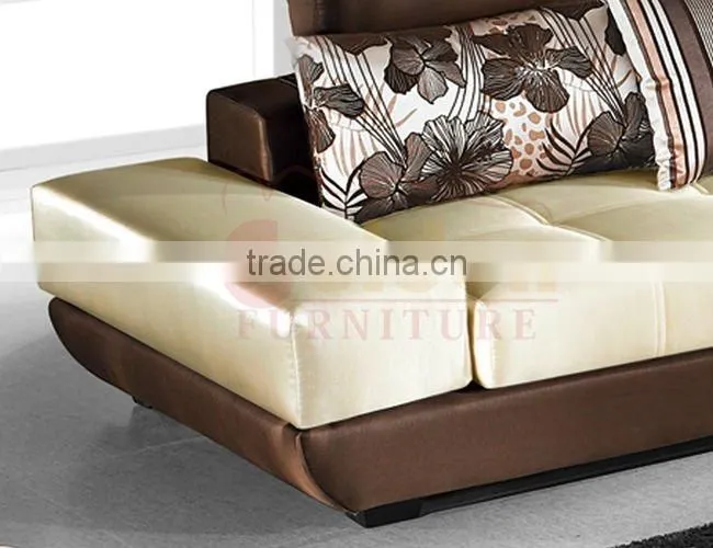 Modern Fabric Sectional Sofa Chaise Long Sofa