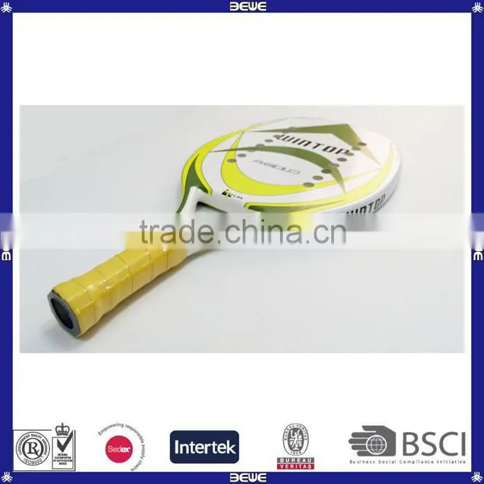 manufacturer hot sale high quality customized logo composite carbon beach tennis racket