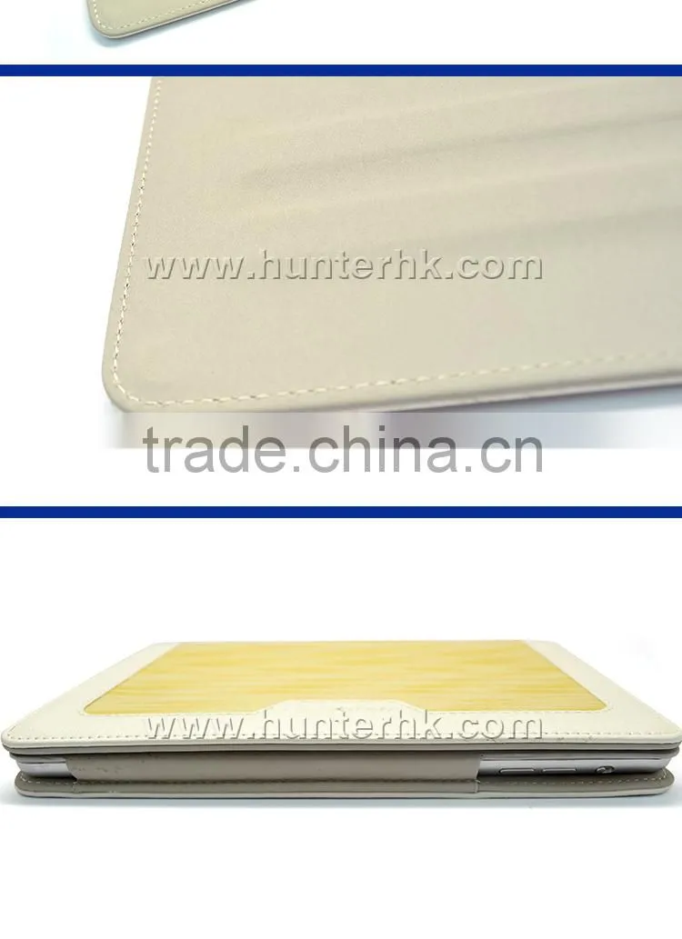 Personalized Wood Grain Flat Computer Cover For iPad 3
