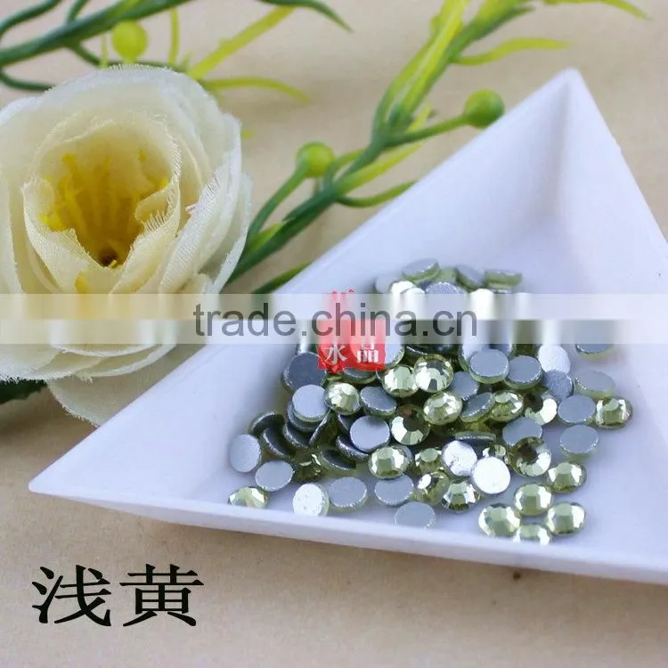 Wholesale Decorative Flat Back Round shape Crystal DMC Rhinestones ss8