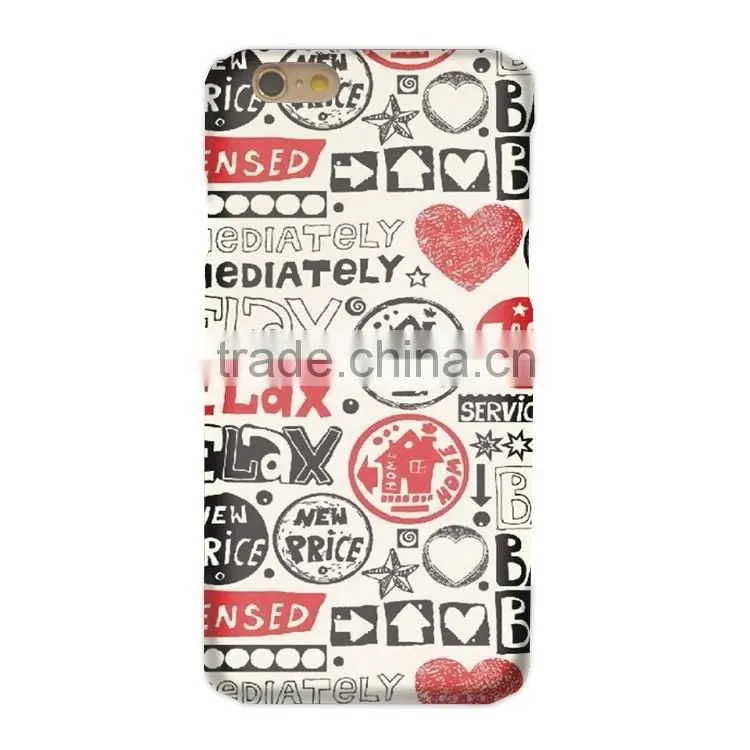 new design Soil release pc glitter phone cover
