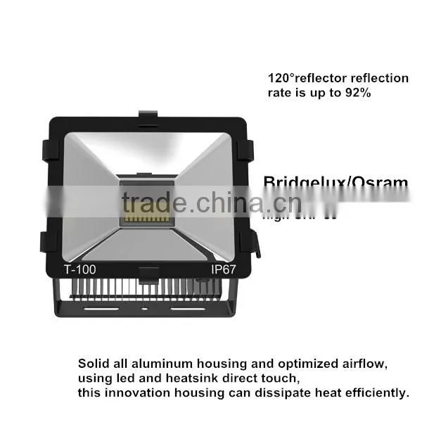 50 watt cob led flood light housing 50w led flood light with lens