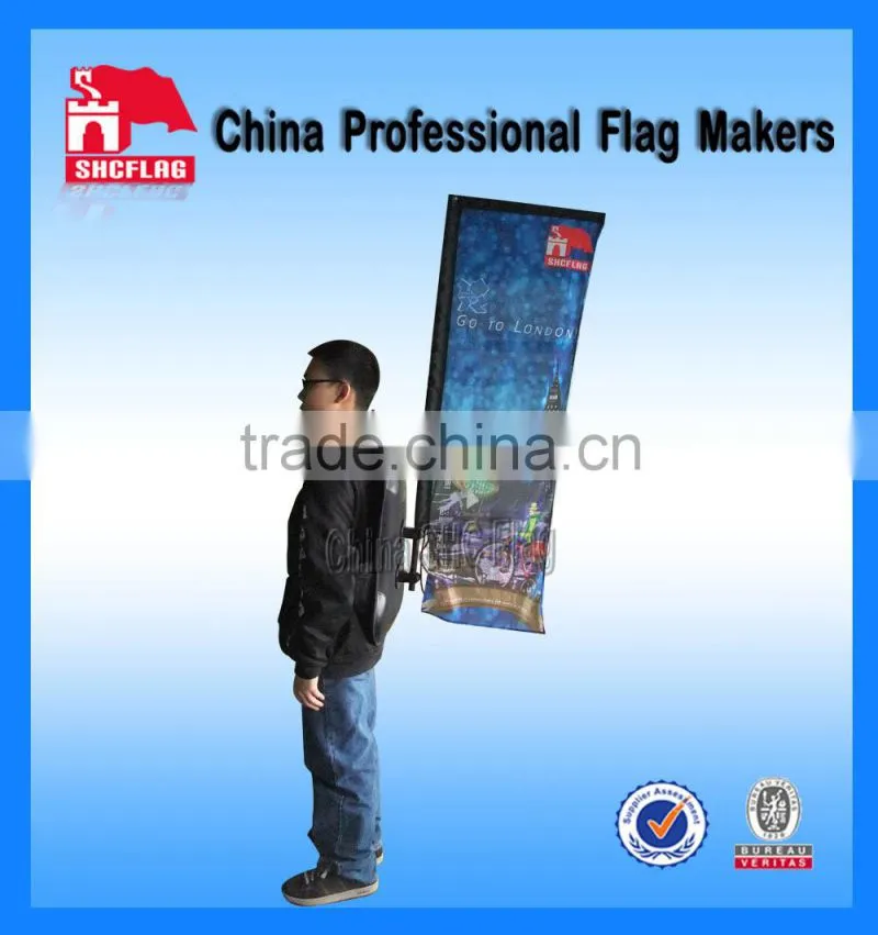 Logo design for promotional backpack banner