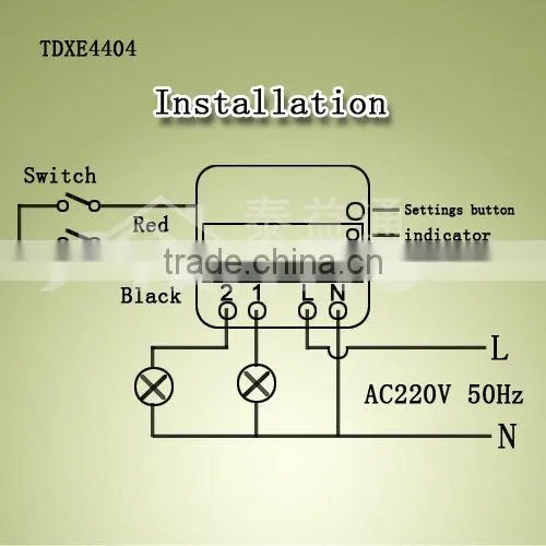 2-Way Fluorescent Lamp/Appliance Module/remote control module