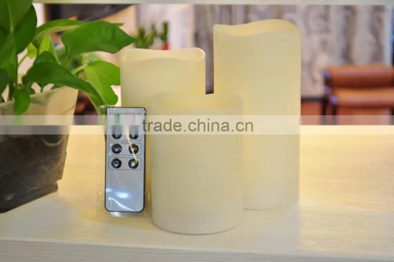 8 button color change remote control flameless Led candle