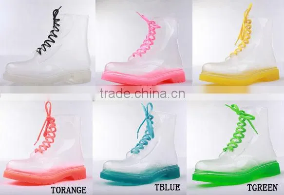 Hot Transparent Rain Boots