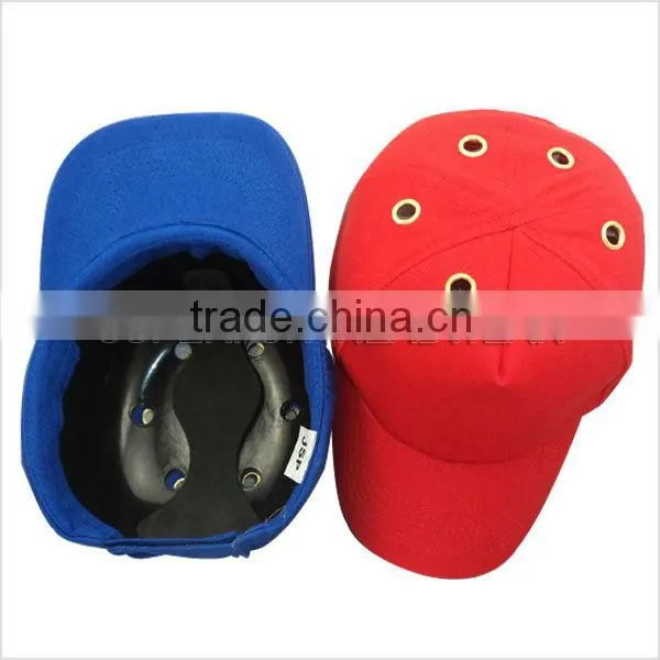 light weight safety reflective bump helmet caps and hats