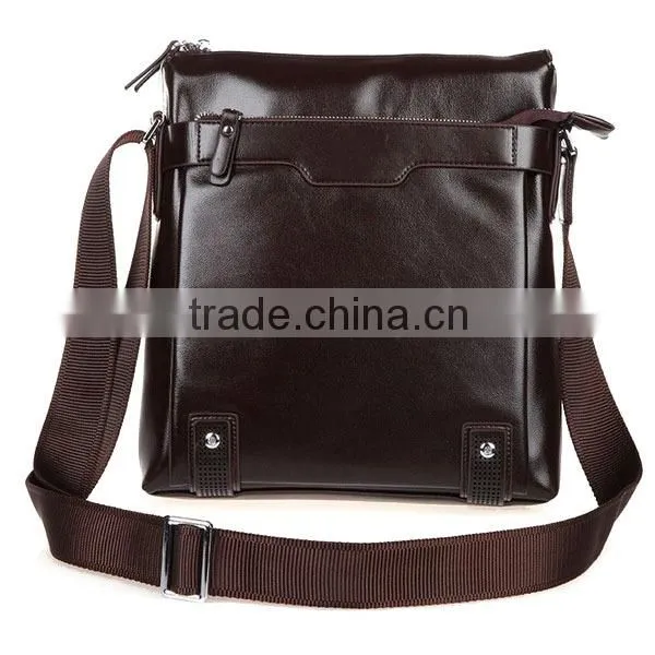 Cheap high quality lightweight men's leather kids briefcase
