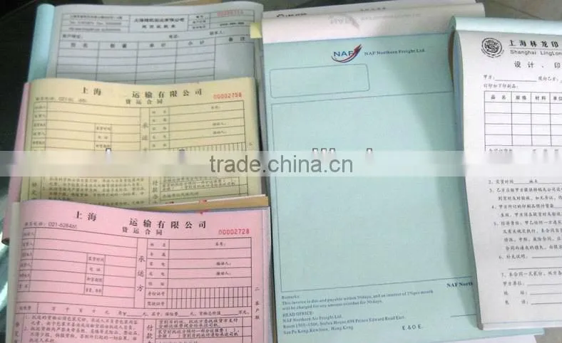 Custom carbonless copy paper