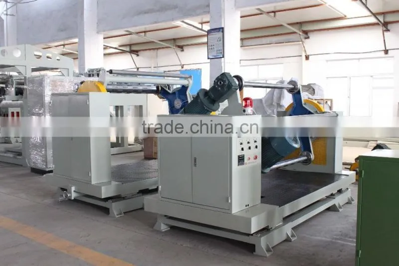 Plastic sheet/film winding machine