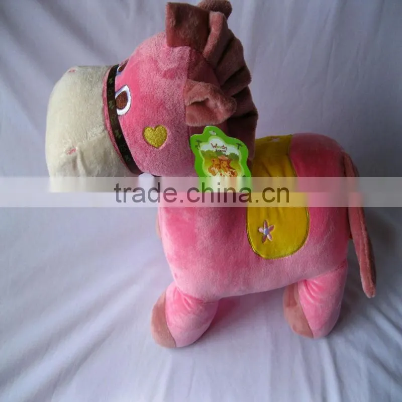 Fancy soft toy horse factory sale