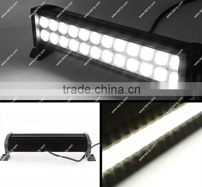 72W Epistar LED Offroad Light Bar Jeep Motorcycle Headlight Driving Light Bar