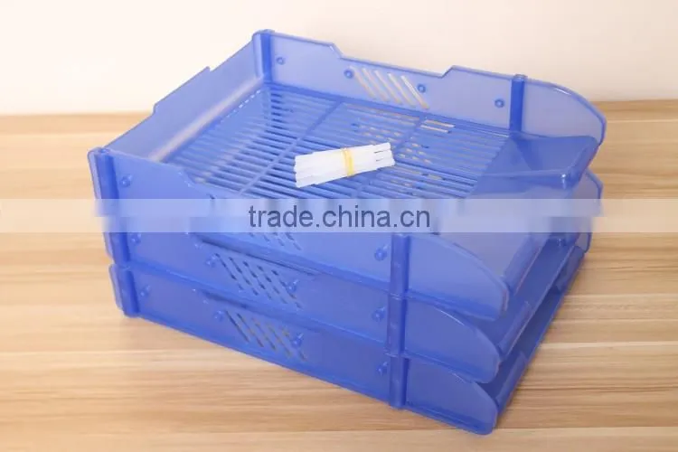 Stackable and plastic injection molding special file trays