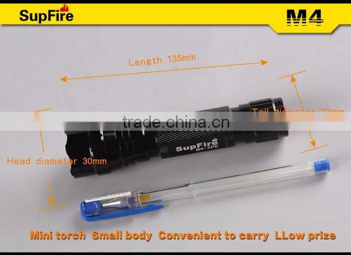 Supfire M4-U2 Rechargeable Flashlight 10W led colorful torch