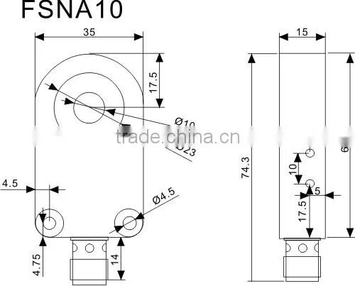 FSNA series Ring shape proximity switches, new Ring proximity sensors