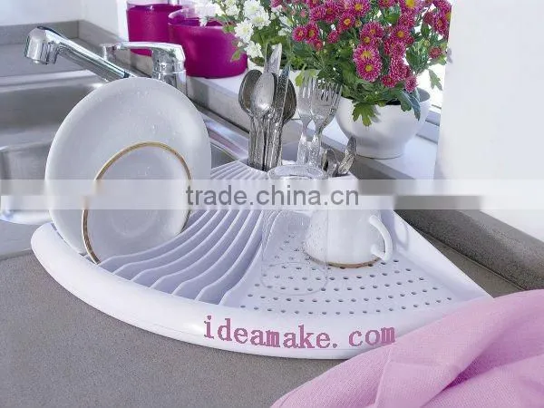 Smart 2015 New for Kitchen Accessory,3 in 1 corner plate organizer