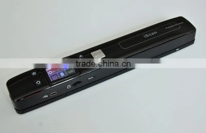 New coming dual roller rechargable handy scanner with HD preview screen