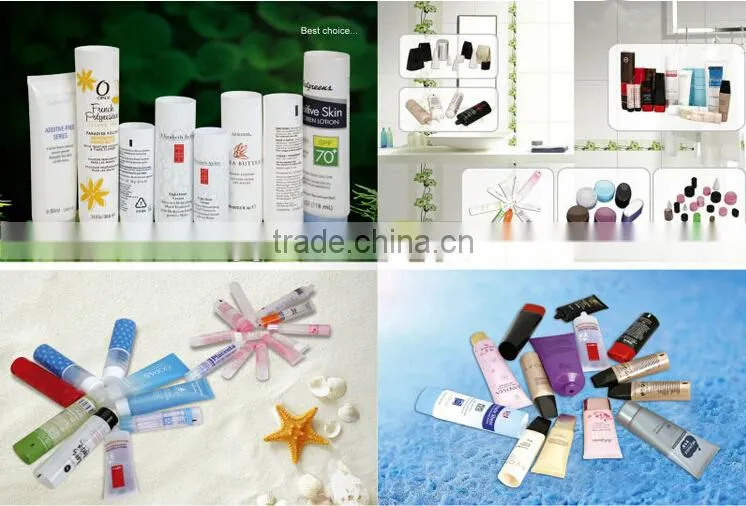 Cosmetic Plastic Soft Tube Plastic Packaging Tube With Screw Cap Or Flip Top Cap Pe Plastic Tube