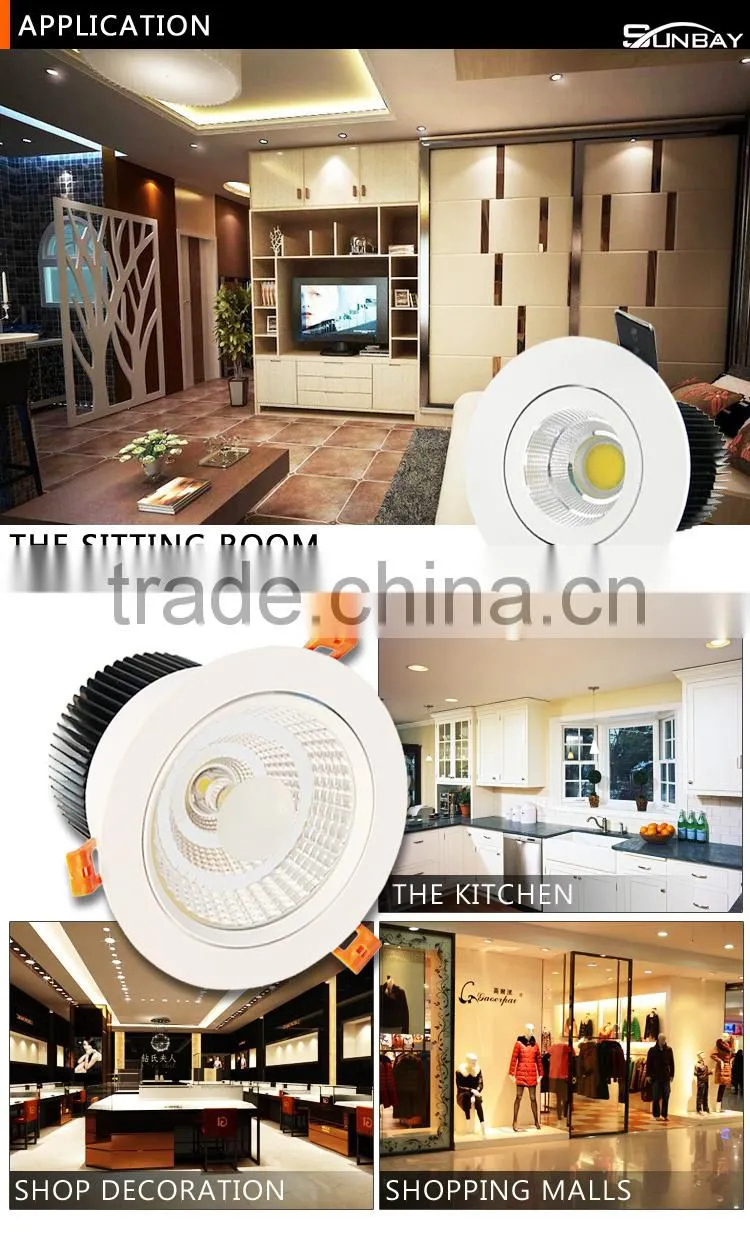 90mm led ceiling lights 7w leds round ceiling lights