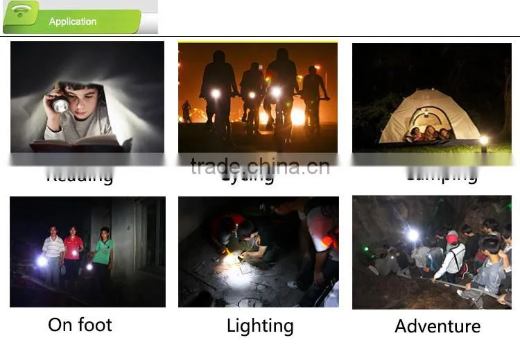3.7v rechargeable led manufacturer flashlight