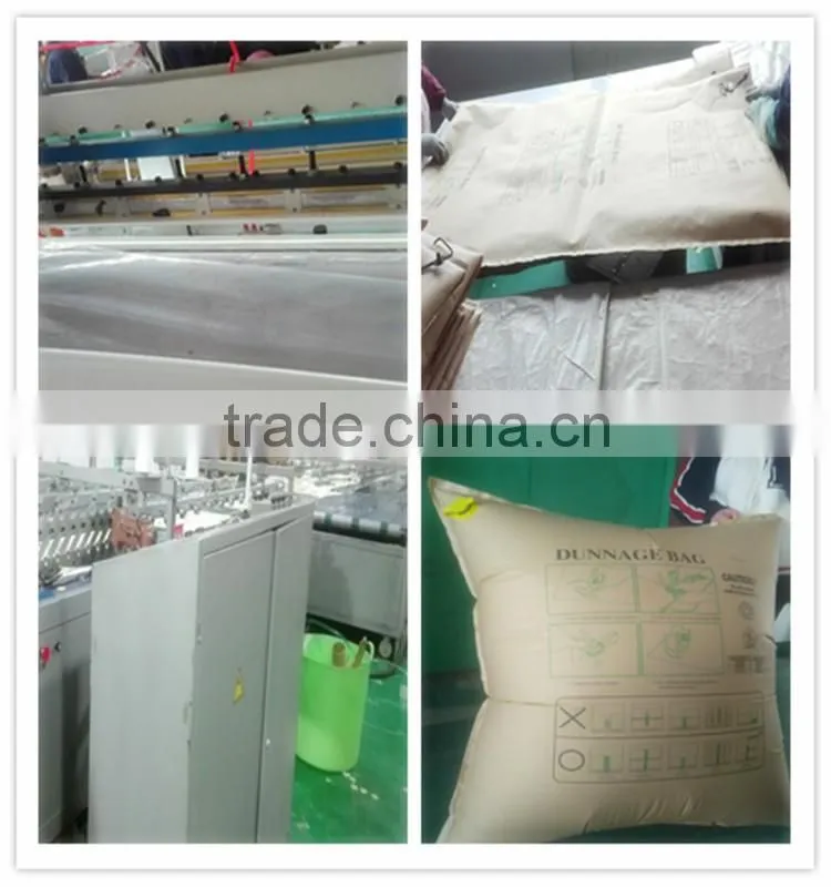 high burst pressure paper dunnage air bags used to protect the goods from being damaged during tansit
